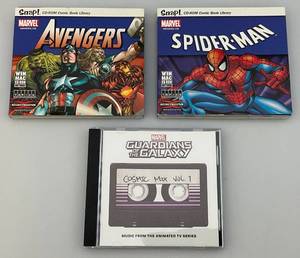 Vintage Snap CD-ROM Comic Book Library & Marvel Guardians Of The Galaxy Cosmic Mix Vol. 1