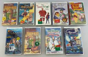 Misc. Vintage (DISNEY)  VHS Tapes (Factory Sealed)