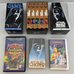 Misc. Vintage STAR WARS , Planet Of The Apes & TMNT VHS Tapes (Pre-owned)