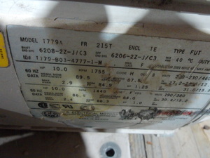 lot 19 image: USED Us motors 10 hp