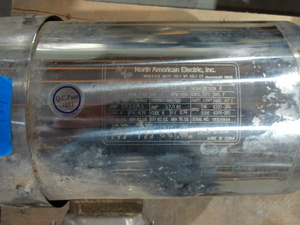 lot 14 image: NEW North american 1 hp stainless