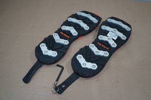 lot 18 image: Korkers Triple Threat Aluminum Bar Interchangeable Soles -Size 12