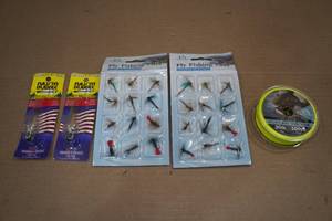 lot 63 image: Fly Fishing Flies and Line