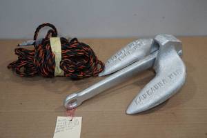 lot 65 image: Roloff Mfg 15 Lb Anchor with Braided Line