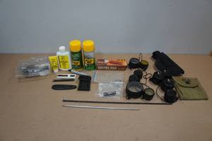 lot 78 image: Assorted Firearm Accessories and Cleaning Supplies