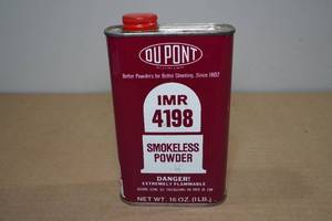 lot 132 image: 1 Lb Dupont IMR 4198 Smokeless Powder