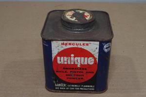 lot 139 image: 13 Oz Hercules Unique Smokeless Powder