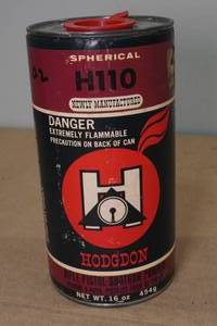 lot 143 image: Partial Can of Hodgdon H110 Powder