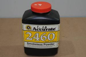 lot 150 image: Partial Can of Accurate 2460 Smokeless Powder
