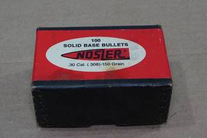 lot 153 image: 47 Nosler 30 Cal .308 150 Gr Ballistic Tip Bullets