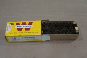 lot 162 image: 48 Empty .45 Colt Casings