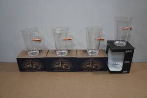 lot 191 image: Pint Glasses with Embedded Bullets