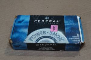 lot 218 image: 20 Federal Power-Shok .30-06 Sprg 180 Gr SP Ammo
