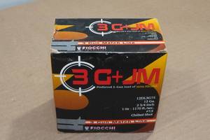 lot 237 image: 25 Fiocchi 3 Gun Match Line 12 Gauge 2-34 7-12 Chilled Shot Shotshells