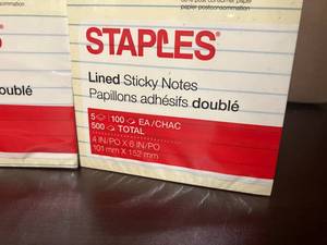 Large Lined Sticky Notes
