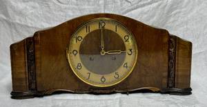 lot 28 image: Kienzle Art Deco Mantel Clock - Converted