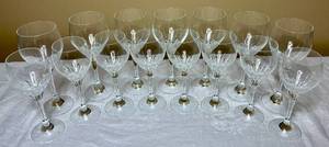 lot 50 image: Schott Cristal Crystal Wine Glasses