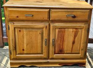 lot 129 image: 2 Drawer Credenza with Storage