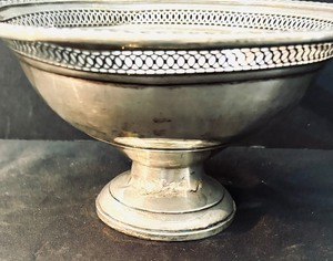 Vintage Sterling Silver Weighted Compote Dish