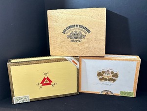 Selection of Vintage Cigar Boxes