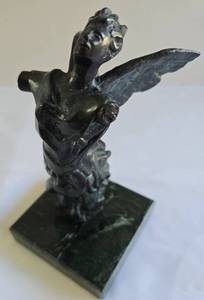 Bronze Brant Kingman Fallen Angel Sculpture