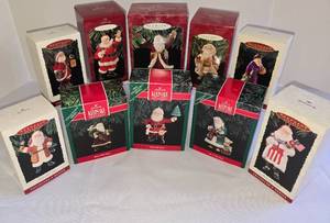 Merry Olde Santa Hallmark Collector Series Ornament Set