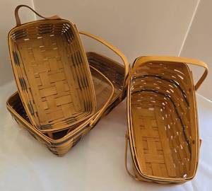 Selection of Three Longaberger Baskets