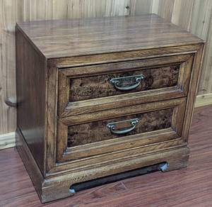 Vintage Wood Side TableNightstand