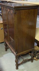 Vintage Wood Storage Cabinet