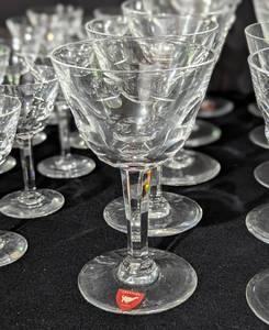 Assorted Orrefors Bernadotte Glassware