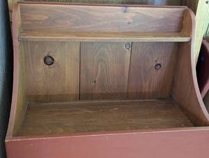 Painted Wood Dry Sink Cabinet