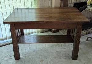 Vintage Mission Style Oak Table