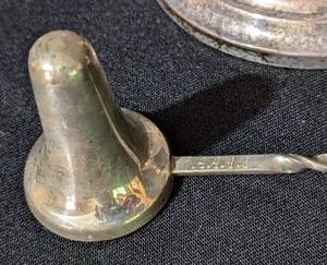 Vintage Gorham Weighted Sterling Silver Candleholders and Snuffer