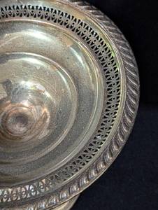 Vintage Weighted Sterling Silver Compote
