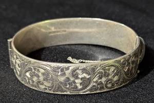 Pair of Sterling Silver Cuff Bracelets