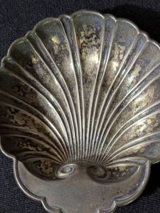Small Gorham Sterling Silver Shell Dish