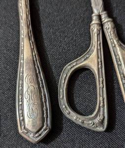 Vintage Sterling Handled Scissors and Nail Care Tools