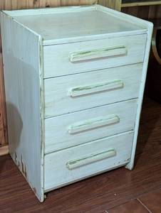 Vintage Painted Wood Dresser