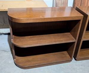 Pair of Small Wood Bookshelf Tables