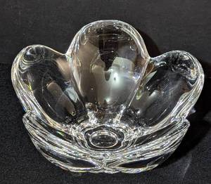 Pair of Small Orrefors Crystal Bowls