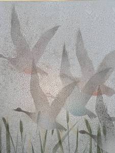 Very Large Flock of Birds Painting by Helle Hamilton