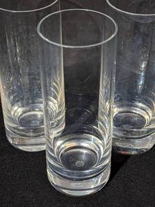 Three Baccarat Highball Glasses