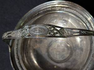 Small Vintage Sterling Silver Basket