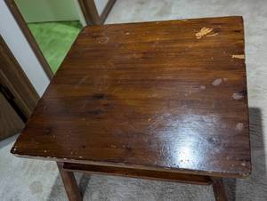 Large Wood Coffee Table by Stamford Hall