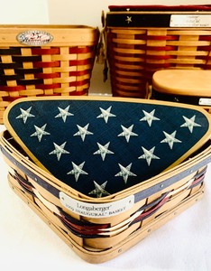 Amazing Patriotic Longaberger Baskets