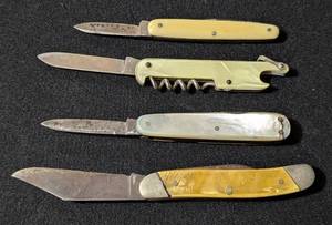 Four Vintage Pocketknives
