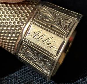 Pair of Gold Thimbles