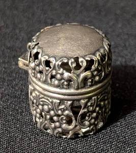 Antique Sterling Silver Thimble Case