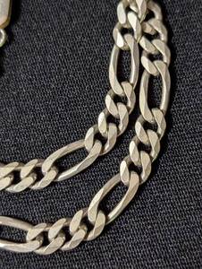 Sterling Silver Figaro Chain