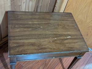 Vintage Drexel Wood Side Table
